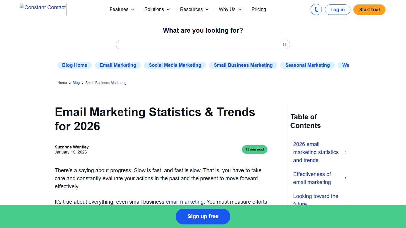 Email Marketing Statistics & Trends for 2026 Constant Contact